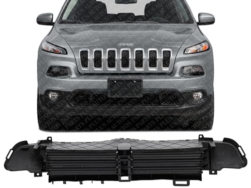 AUTOS PARTS PLUS Front Upper Active Grille Shutter Direct Replacement Compatible With 2014-2018 Jeep Cherokee CH1206101 68246267AB