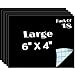 Extra Thick Large Chalkboard Labels For Big Bins Boxes Jars Containers 4x6 inch Erasable Reusable Rectangle Black Board Label Waterproof Adhesive Stickers Decal Organize Craft Gift (Pack of 18)