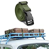 YUPIKJI Tie Down Strap, Ratchet Straps, Heavy Duty Utility Straps with Quick Release Buckle, Car Nylon Adjustable Cam Buckle Tie-Down Strap for Motorcycle Cargo Trailer Luggage (Military Green)
