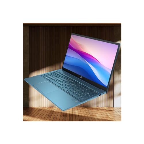 Image of HP Pavilion 15t-eg300 Laptop, 15.6 inch FHD Touchscreen Display, Intel Core i7-1355U Processor, 32GB RAM, 1TB SSD, Webcam, FP Reader, HDMI, Wi-Fi 6, Windows 11 Home, Forest Teal