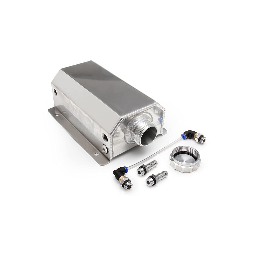 Buy Coolant Overflow Tank 2L Coolant Reservoir Made of Aluminum Radiator Expansion Tank Visible