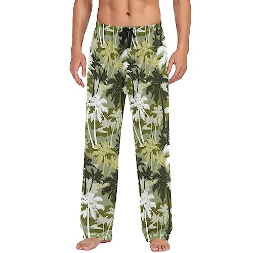 Image of Fisyme Mens Pajama Pants Men's Pajama Bottoms Soft Sleep Lounge Pj Pants