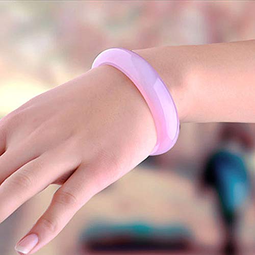 Bracelet pour femmes en jade rose YZCIS, votre touche zen au quotidien