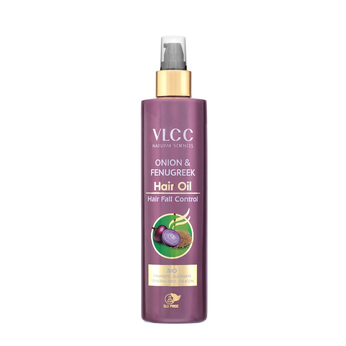 VLCC Onion & Fenugreek Hair Oil – 200ml | Deep Nourishing Hair Oil for Strengthening Hair Follicles. Thicker, Stronger, Frizz-Free Hair | Paraben Free | with Onion, Fenugreek, Almond & Black Seed VLCC Onion & Fenugreek Hair Oil – 200ml | Deep Nourishing Hair Oil for Strengthening Hair Follicles. Thicker, Stronger, Frizz-Free Hair | Paraben Free | with Onion, Fenugreek, Almond & Black Seed