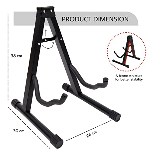 Straame Support universel pour guitare – Cadre en A, robuste, basse, électrique et de voyage – Pieds antidérapants… - Les Beatles, Paul McCartney, John Lennon, RIngo Starr, George Harrison Straame Support universel pour guitare – Cadre en A, robuste, basse, électrique et de voyage – Pieds antidérapants… – Image 5