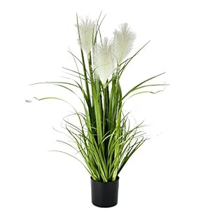 Kunstplant pampas gras in pot kunstgras kunstgras zijden bloemen decoratieve plant planten siergras pampasgras kunstbloem groene plant kamerplant grassen grasstruik bloem, 80 cm