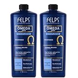 Kit 2 Felps Professional Omega Zero Nanoplastia Thermal Sealing Hair Treatment, Straightening & Smoothing, Formaldehyde Free, with Macadamia Oil, 1L/33.81oz, 2 Pack