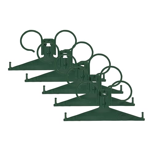 Ved Colgador para Bolsa de Catéter, Soporte para Bolsa de Noche para Catéter, Colgador de Plástico para Bolsa de Drenaje de Orina, Capacidad de Retención de 2L ((Paquete de 5))