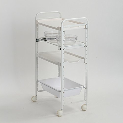 Amazon｜自由組立ワゴン 4段 (4-E) (23111+23113+23117+23113+23115