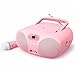 Produktbild MUSE Radio und CD-Player MD-203 KP | für Mädchen | Pink | mit Mikrofon und AUX-Anschluss (3,5mm)