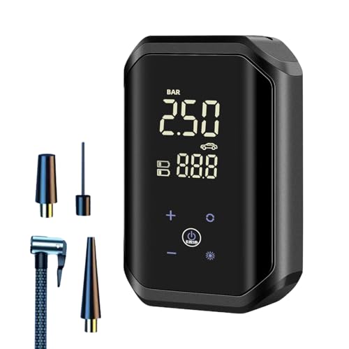 Bomba De Aire Eléctrica - Inflador Digital Para Neumáticos - Bomba Recargable De Alta Presión Para Bicicletas Equipo Deportivo Y Colchones Inflables