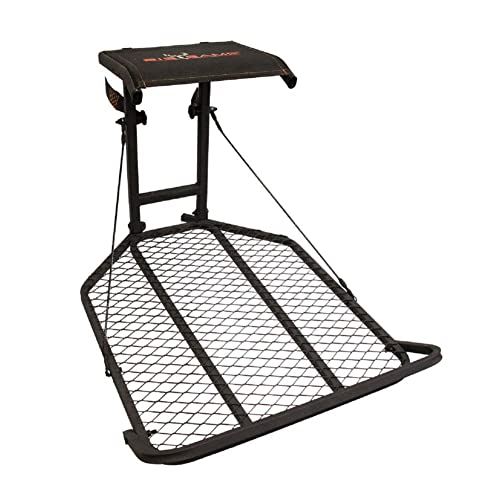Big Game Captain Xl Fixed Position Whitetail Deer Elk Mule Above Hunting Outdoors Flex-Tek Seat 1-Person Hang-On Tree Stand #TOP2