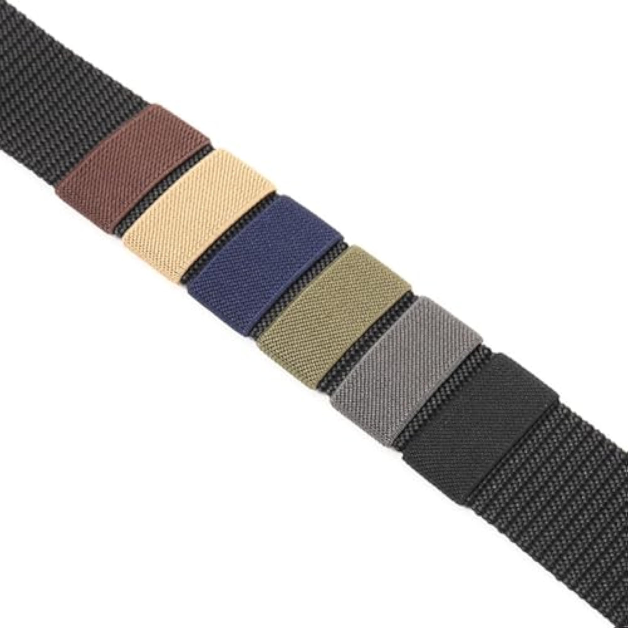 Elastic Belt Keepers Strap Retainer Band for Pants, Black