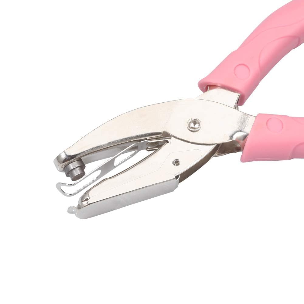 2 Pcs Single, 1/4" Paper Punches with Soft Grip Handles - Image 3