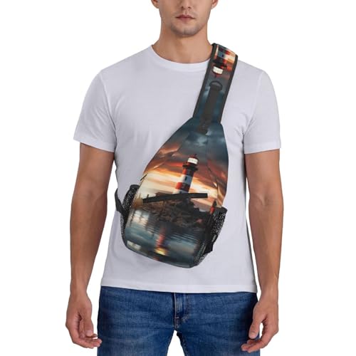 Bolso Cruzado para Hombre Mochila Tipo Bandolera Urbana miniatura 7
