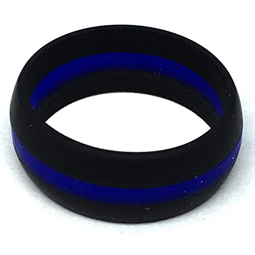 Jude Jewelers 8mm Surgical Grade Hypoallergenic Silicone Wedding Band Anniversary Statement Ring2