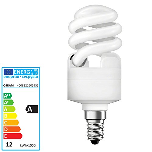 Preisvergleich Produktbild Osram Energiesparlampe Twist 12 W, E14, warmweiß 605955