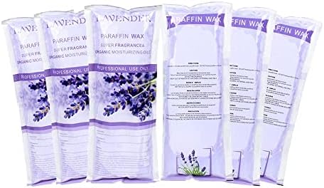 Toyar Paraffin Wax Refill, 6 lbs Lavender Scented Paraffin Wax Blocks for Paraffin Bath, Paraffin Bath Wax 6 Pack, Use To Relieve Stiff Muscles and Arthitis Pain - Deeply Hydrates and Protects