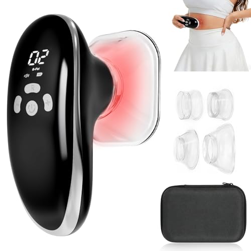 Kainsati Body Sculpting Machine Cellulite Removal Machine Home Used 10 Adjustable 3 Model for Tightens Skin, Fat Burning, Lifting Suitable with 4 Cups for Face, Belly, Arms, Legs, Waist, Love Handles