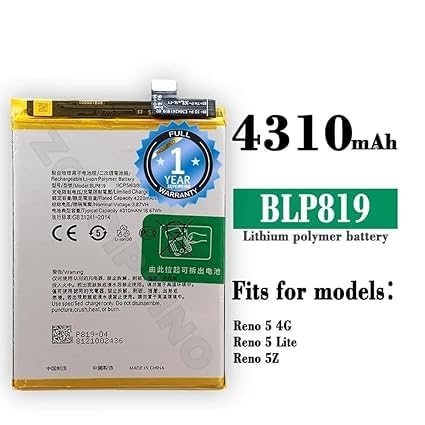 Image of Original BLP819 Battery for Oppo A57 / 5 4G / 5 LITE / 5Z Battery with 1 Year Warranty ****(N300)