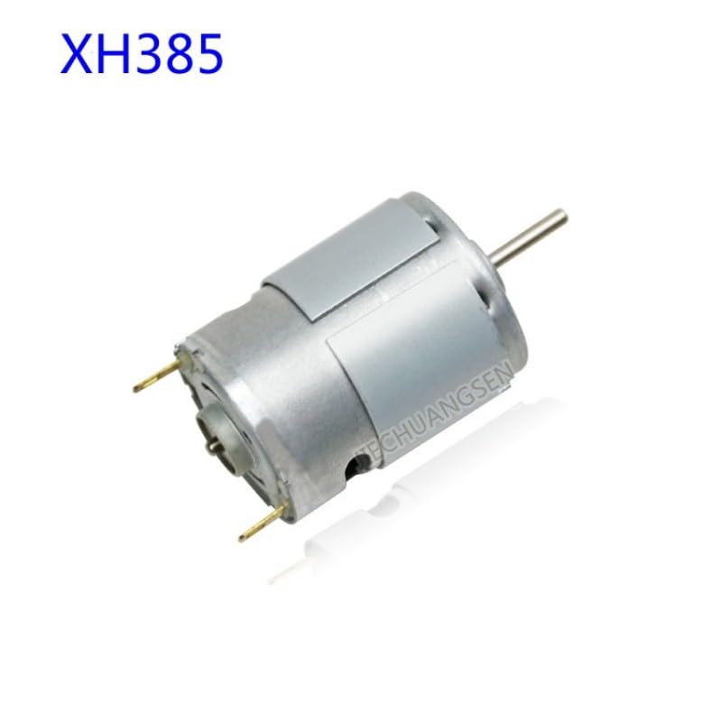 XH385/XH395 DC Motor Brush Fan Balance Car Hair Dryer Air Pump Motor - (Speed(RPM): 24V8500-shaft 10mm, Voltage(V): XH395)