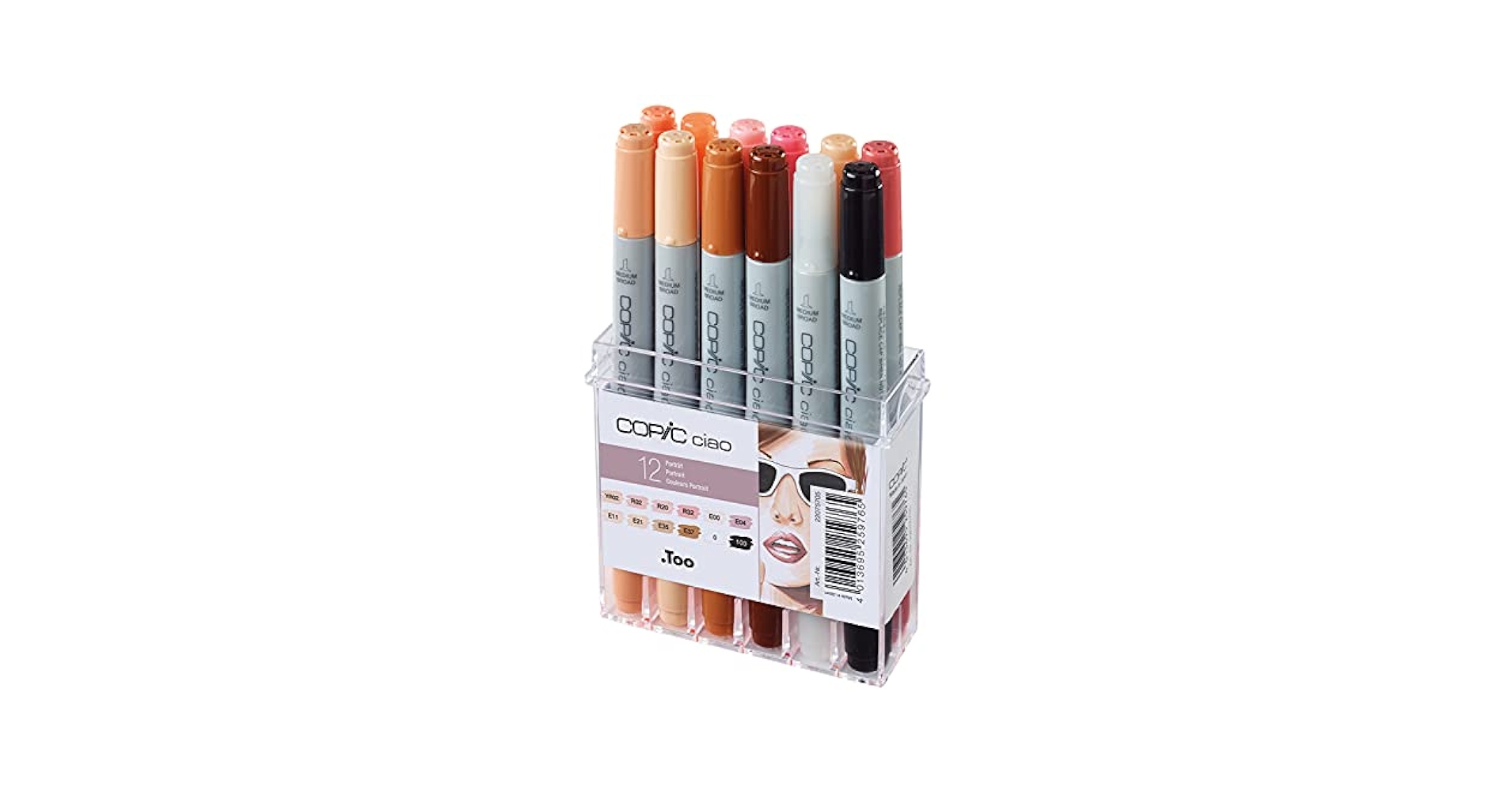 Amazon.com : Copic Ciao Coloured Marker Pen - Set of 12