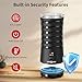 Paris Rhône Milk Frother, 4-in-1 Milk Steamer and Frother, Hot & Cold Foam Milk Warmer with Temperature Control, Auto Shut-Off Frothers for Coffee, Latte, Cappuccino, Macchiato