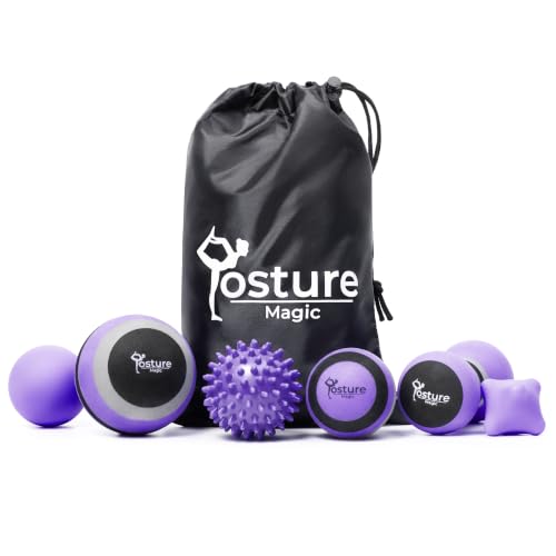 Posture Magic Massage Ball Kit for Myofascial Trigger Point Release