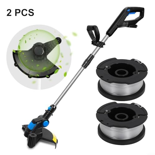 Bobina de repuesto para recortadoras de cuerdas eléctricas para cortacésped inalámbrico de 20 V con mango telescópico y bobinas - imagen 5