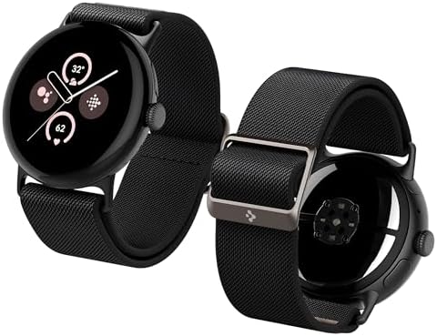 Spigen Lite Fit Band Strap Compatible with Google Pixel Watch 4/3/ 45mm (2025/2024) - Matte Black
