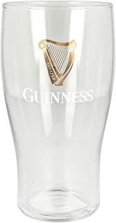Pint Glass - 2025 Gold Sparkle Harp - Single Pint