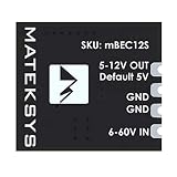 Matek Mateksys MICRO BEC 6-60V TO 5V/9V/12V-ADJ Step-down module for RC Multirotor FPV Racing Drone