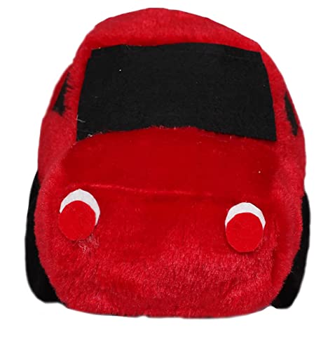 Image of Tickles Soft Car Stuffed Plush Toy for Kids Boys & Girls Home Decoration (Color: Red Size: 30 cm)