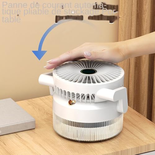 Ventilateur pliable avec éclairage design nomade et flexible - 4
