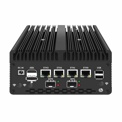 PcZinophyte 13th Gen Solid Firewall PC Core i7-13620H 2x10G SFP 10G SFP 4x2.5G Nics 2*DDR5 5G SIM Industrie Mini PC Computer Server