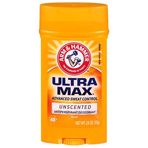 Arm & Hammer Ultramax Anti-Perspirant Deodorant Invisible Solid Unscented 2.60 Oz (Pack Of 5) #TOP24
