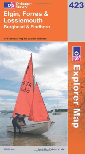 OS Explorer map 423 : Elgin, Forres & Lossiemouth