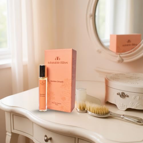 Image of Golden Drizzle Eau de Parfum | Long-Lasting Unisex Perfume | Rich Gourmand Fragrance with Rum, Dark Chocolate, Coffee, Caramel & Vanilla| Ideal Gift for Her
