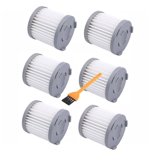 qinggw Substituições de filtro HEPA para Cecotec Conga Rockstar 500 Ultimate Xtrem Conga Rockstar 700 900 1200 peças sobressalentes para aspiradores (cor: 6 peças)