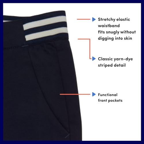French Toast Girls Pull On Skinny Fit Stretch Pants with Elastic Waist and Pockets, School Uniform for Kids, Navy, 3T by French Toast - Image 3