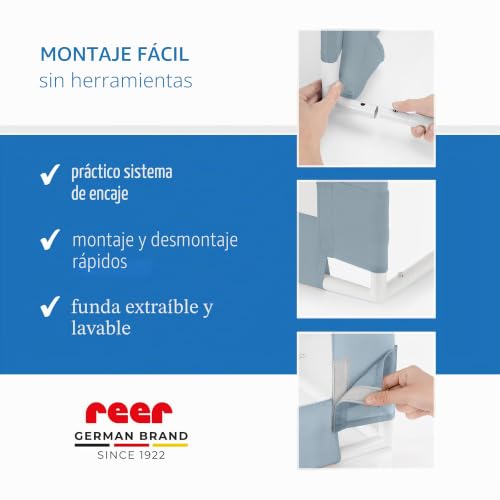 Protección contra caídas cuna Reer Sleepn Keep barrera de 100 cm para camas infantiles 8
