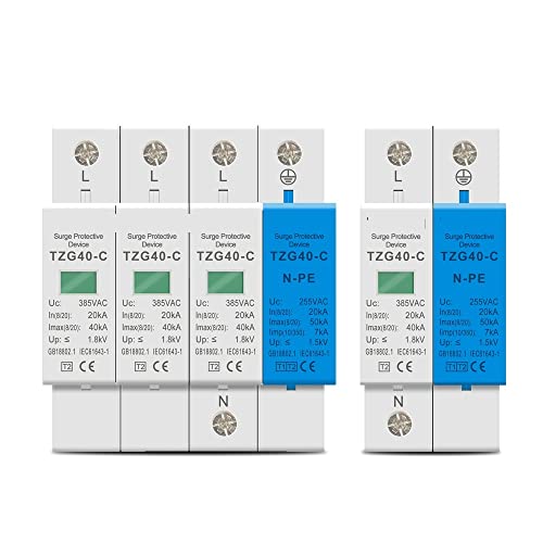 Parafoudre 50ka T1 T2 JCAKES protège votre réseau triphasé 3P+NPE