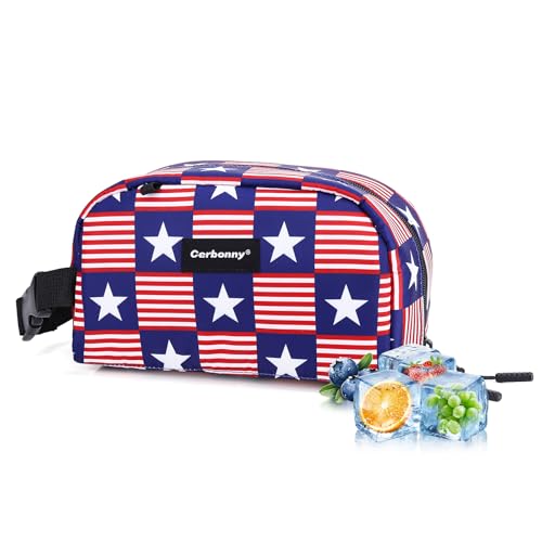 Cerbonny Small Cooler Bag Freezable Lunch Bag for Work School