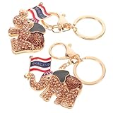 Idée cadeau attentionnée : et symbole de force, ce lot de porte-clés éléphant est le cadeau idéal pour les amies passionnées de culture, les amatrices de bijoux de à main et les femmes