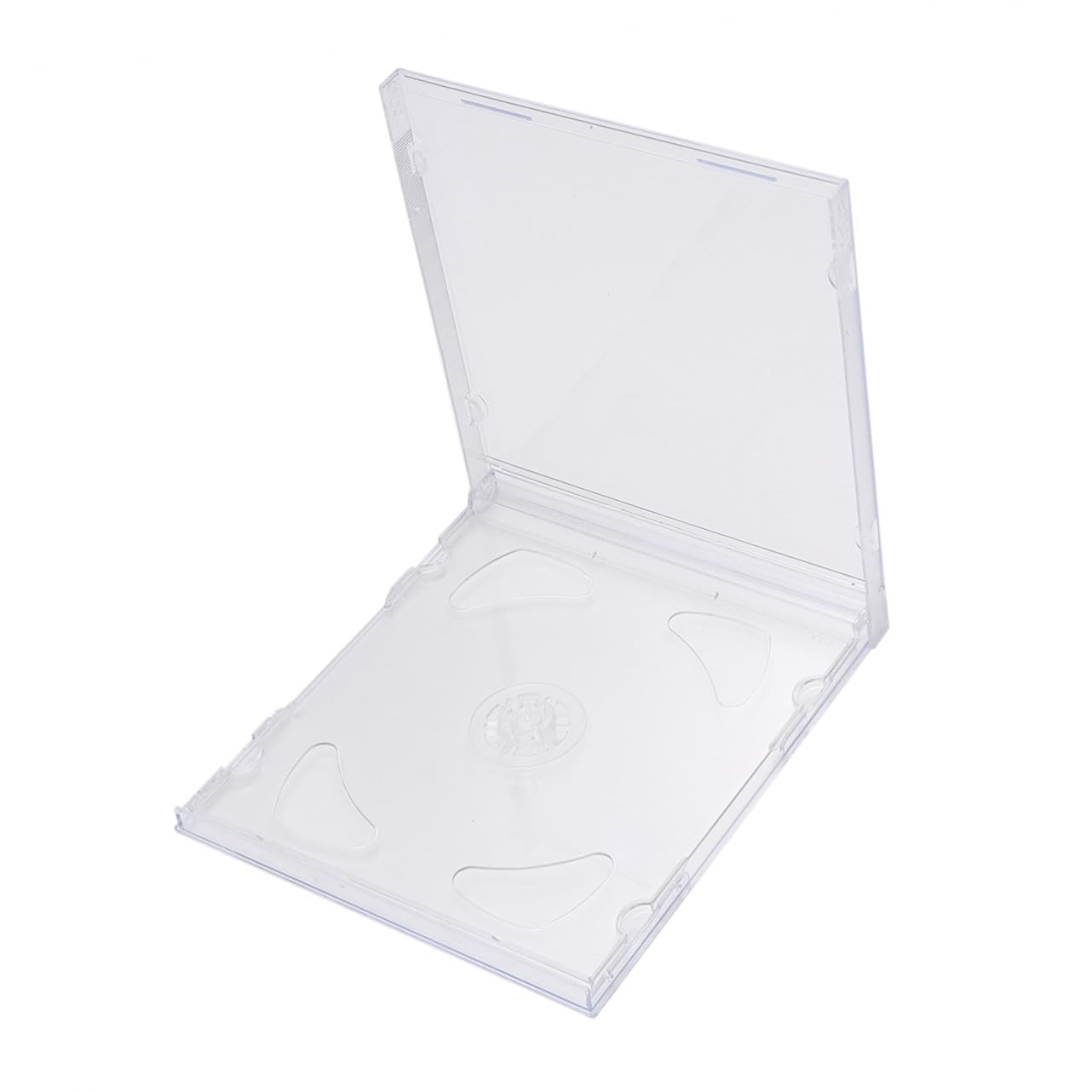 Toyvian Custodia CD Trasparente Rigida in Plastica, 10 Pezzi, Doppia | Formato Portatile, Capienza per 2 Dischi, per Mixtape e Wedding Videos