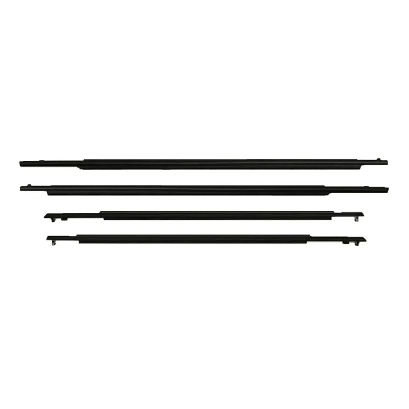 Sifusm 10-15 Rubber Seal 4Pcs/Set Waterproof Pressure Strip Rubber Car Window Glass Weatherstrip Moulding Trim Sealing Belt For Toyota For Prius 2004-2015 Strip(10-15)