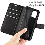 Kezaizhe Flip Case For Alcatel 1B 2022 Wallet PU Leather Magnetic Protective Mobile Phone Case for 1B 2022 Alcatel Folio Book Cover (Black) - Image 8