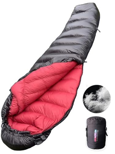 Fengzel Outdoor �}�~�[�^�Q�� �l�ԍH�w�ɍ����c�����D�� �_�E��90�� 400-2000g�����H�я[�U �A���\ �L�����v ���� �h�ЂȂ� �y�� �R���p�N�g �Ɍ��ϊ� �_�E���V�����t (�u���b�N*���C��, 1500g�_�E���l�߁i���~�p�j)