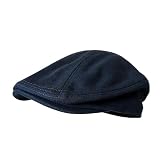 Escena aplicable: casual. Gorra Plana De Lona De Primavera Y Verano para Hombre, Boina, Gorra De Hiedra, Sombreros Vintage Gatsby para Hombre
