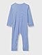 Petit Bateau Unisex Baby 5928901 Nachthemd, Pablito/Marshmallow, 6 Mois